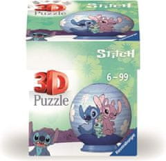 Ravensburger 3D Puzzle-Ball: 54 kosov: Disney Stitch - Stich & Angel