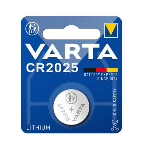 Varta Gumbova baterija CR2025 litij