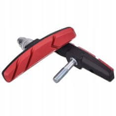 Korbi Gumijaste zavore za kolo V-Brake, komplet 2 kosov, 70 mm rdeč