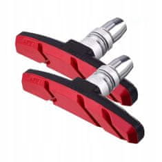 Korbi Gumijaste zavore za kolo V-Brake, komplet 2 kosov, 70 mm rdeč