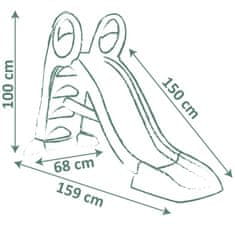 Smoby GM tobogan, z vodo, 159 x 69 x 100 cm, moder (820509)