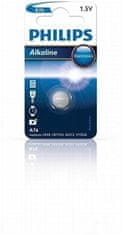 Philips Philipsova gumbna baterija A76, alkalna - 1 kos (LR44)
