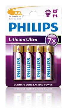 Philips Baterije AA Ultra Lithium - 4 kosi