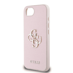 Guess GUHCPSE4PGT4MBP ovitek za iPhone 16e - Grained - roza