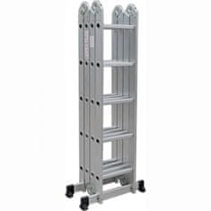 Aluminjasta štiri delna lestev DLM105 (5.72 m) 