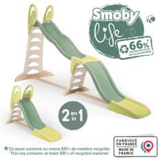 Smoby Megagliss 2-v-1 tobogan, 352 x 112 x 186 cm, zelen (820201)