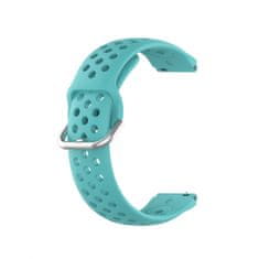 BStrap NEOGO SmartWatch Glam / Glam 2 Silicone Dots pašček, Teal