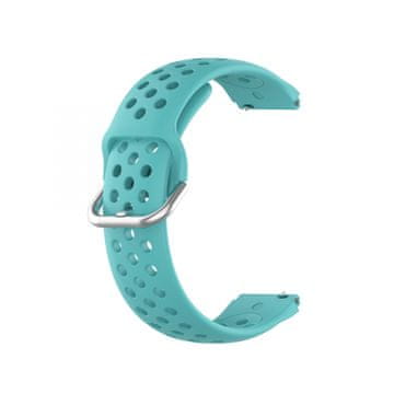 BStrap NEOGO SmartWatch Glam / Glam 2 Silicone Dots pašček, Teal