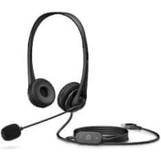 HP HP-jeve žične stereo slušalke USB-A