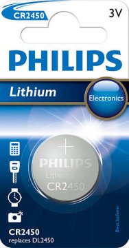 Philips CR2450/10B Litijeva 3,0V gumbna baterija 1 kos