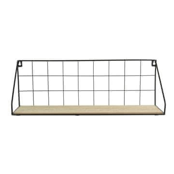 shumee Polica Canard, naravna črna