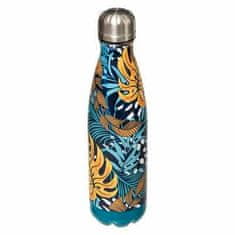 5Five® TERMOS STEKLENIČKA Iso Tropic turkizna 500 ml v listih
