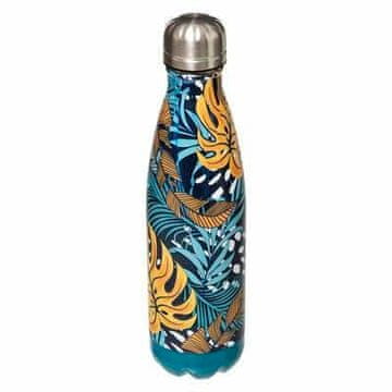 5Five® TERMOS STEKLENIČKA Iso Tropic turkizna 500 ml v listih