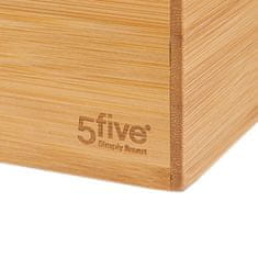 5Five® Komplet 3 bambusovih škatel z ročaji