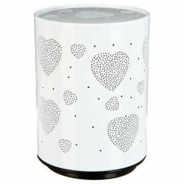 shumee Srčki projektor nočna lučka za otroško sobo, bela