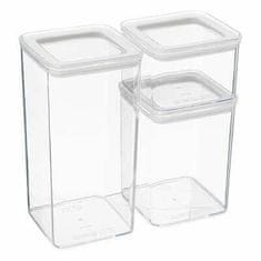 5Five® Komplet 3 prozornih posod Eske 1,5 l, 1 l in 0,5 l