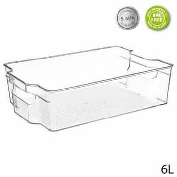 5Five® ORGANIZATOR POSOD ZA HLADILNIK 6L, prozorna plastika