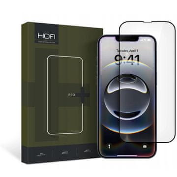 Hofi Glass Pro Full Screen zaščitno steklo za iPhone 13 / 13 Pro / 14 / 16e, črna