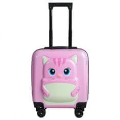 LIVEFY otroški kovček Children Travel 45x35cm, cat