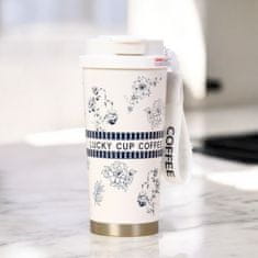 LIVEFY termalna skodelica Lucky Cup 550ml, bež