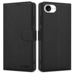Tech-protect Wallet knjižni ovitek za iPhone 16e, črna