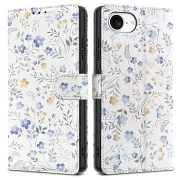 Tech-protect Wallet knjižni ovitek za iPhone 16e, spring flowers