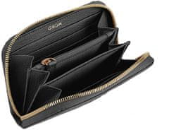 Geox Ženska usnjena denarnica D.Wallet D35K3G-00046-C9999