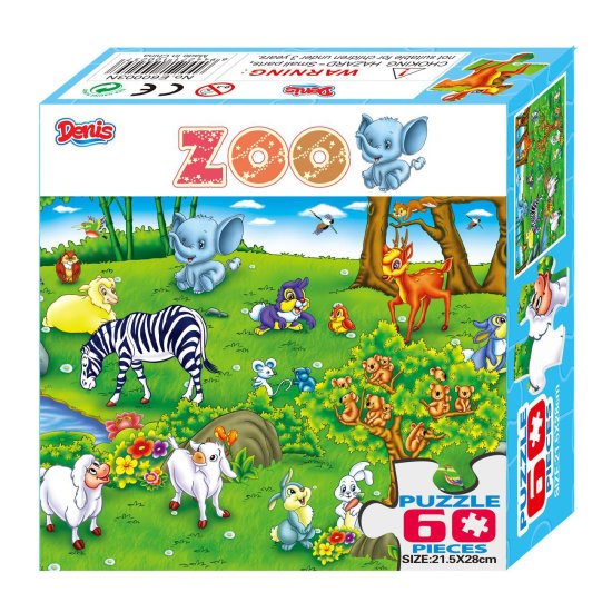 Denis Puzzle ZOO 60 kosov