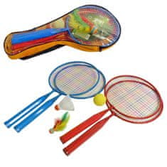 Denis Set za badminton s 4 mini loparji in 3 vrstami žogic