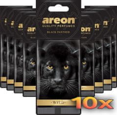 Areon WILD Black Panther osvežilec za avto, 10 kosov (759242)