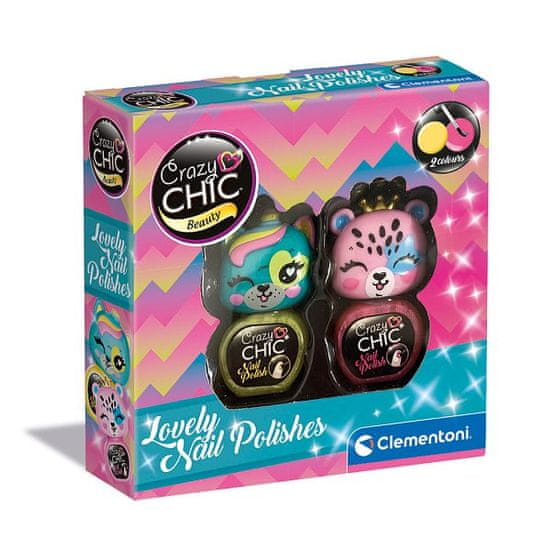 Clementoni Crazy CHIC - Lovelly Collection - Laki za nohte, komplet 3