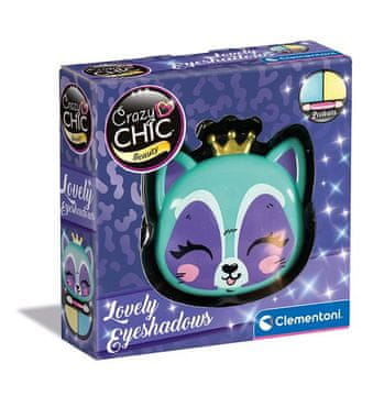 Clementoni Crazy CHIC - Lovelly Collection - Senčilo za oči Raccoon