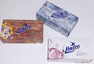 LINTEO Papirnati robčki saten škatla 150pcs