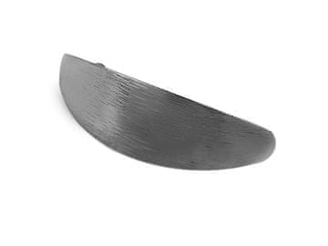 Francoska sponka za lase - sivo jeklo