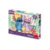 DINO Puzzle Stitch na plaži XL 100 kosov