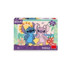 DINO Puzzle Stitch na plaži XL 100 kosov
