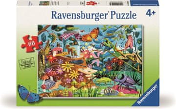 Ravensburger Puzzle Vrtna pustolovščina z žuželkami 60 kosov