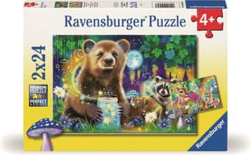 Ravensburger Puzzle Prijatelji iz začaranega gozda 2x24 kosov