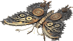 Metal Earth 3D sestavljanka Steampunk metulj