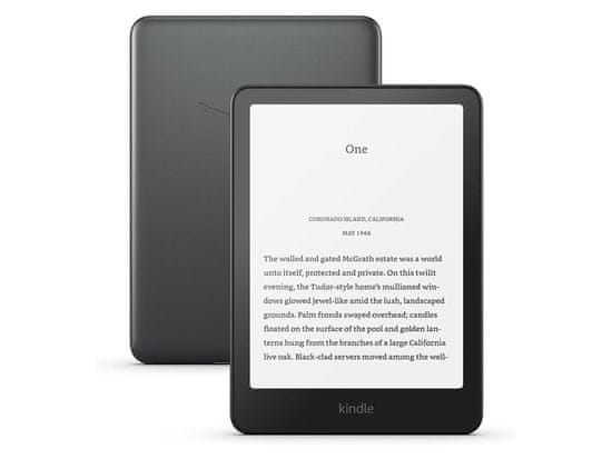 Amazon Kindle Paperwhite Signature (2024) e-bralnik, 12. gen., 32 GB, WiFi, 300 DPI, črn (B0CFPN47NY)