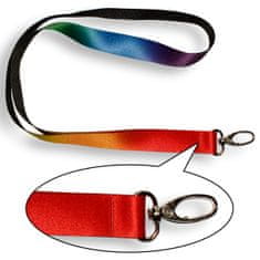 shumee Dolga LGBT vrvica v mavrični svetlobi