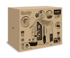 Smoby Garden hiška, 128,5 x 132 x 135 cm (810408)