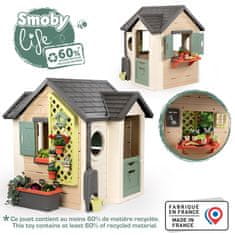 Smoby Garden hiška, 128,5 x 132 x 135 cm (810408)