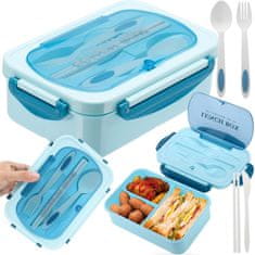 Verkgroup Lunchbox posoda za zajtrk ,malico ali kosilo s predelki za jedilni pribor