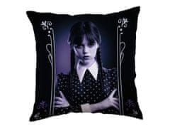 sarcia.eu Wednesday Črna dvostranska kvadratna blazina, dekorativna blazina, dekorativna 40x40 cm OEKO-TEX 