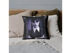sarcia.eu Wednesday Črna dvostranska kvadratna blazina, dekorativna blazina, dekorativna 40x40 cm OEKO-TEX 
