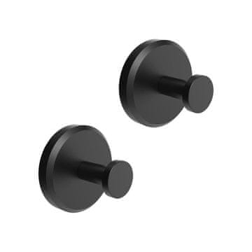 Netscroll Samolepilni vakuumski kavlji za obešanje, prisesalni kavlji za steklo, ogledalo ali ploščice, enostavna montaža brez vrtanja, 7kg nosilnosti, odporen na vlago, 2 kosa, Hook