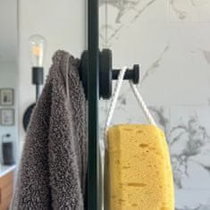 Netscroll Samolepilni vakuumski kavlji za obešanje, prisesalni kavlji za steklo, ogledalo ali ploščice, enostavna montaža brez vrtanja, 7kg nosilnosti, odporen na vlago, 2 kosa, Hook