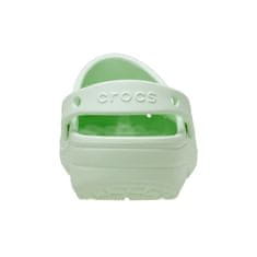 Crocs Cokle svetlo zelena 39 EU Classic Floral Cut Out Clog