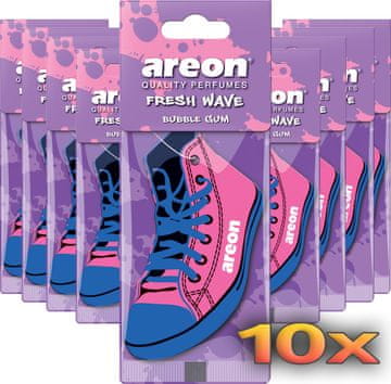 Areon FRESH WAVE Bubble Gum osvežilec za avto, 10 kosov (759282)